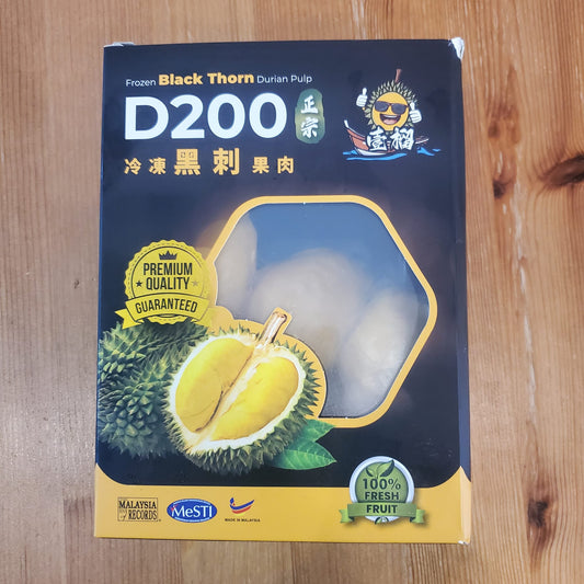Frozen Black Thorn Durian Pulp