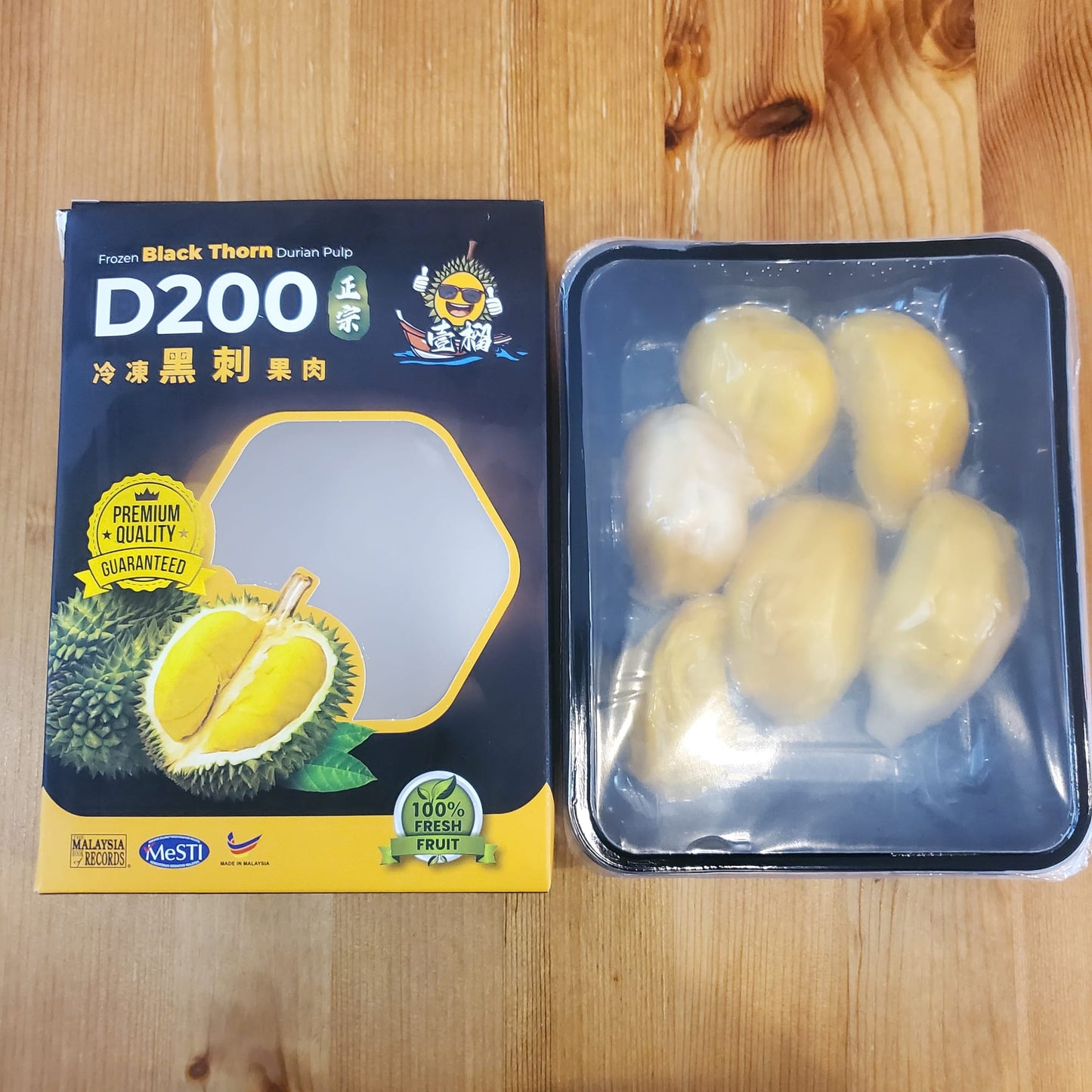 Frozen Black Thorn Durian Pulp